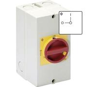Kraus & Naimer Interrupteurs de réparation KG 6 pôles, Bouton + interrupteur, Jaune, Rouge