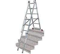 KRAUSE 033369 Alu-V.Leiter Treppe 3x6 Sp.