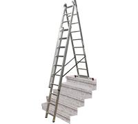 KRAUSE 033406 Alu-V.Leiter Treppe 3x10 Sp.