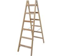 KRAUSE 170088 Spro.Doppelleiter 2x6 Sp.Holz