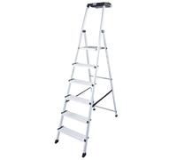 KRAUSE Échelle escamotable Secury 1x6 marches