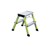 KRAUSE MONTO « ROLLY » Escabeau pliant double 2 niveaux Vert 0,45 m