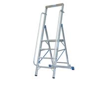 KRAUSE STABILO Échelle à marches avec plateforme de repos grande 1x4 marches