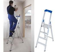 KRAUSE Stabilo Professional Échelle pliante à étapes 4 niveaux 2,95 m de hauteur de travail