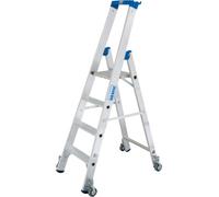 KRAUSE STABILO Professionnel Échelle à marches escamotables mobile à 4 marches