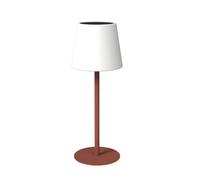 KREAFUNK ARC Lampe LED Tactile - Portable, recharge solaire & USB-C, jusqu'à 24 heures d'autonomie, 2 hauteurs possibles, éclairage d'ambiance -Terracotta