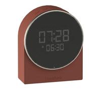 KREAFUNK Réveil Lumineux Bluetooth Ivy - Haut-Parleur sans Fil Étanche, Lumière Réveil Progressive, 6 Sons, LED Réglable, Batterie Longue Durée, USB-C, Terracotta
