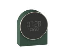 KREAFUNK Réveil Lumineux Bluetooth Ivy - Haut-Parleur sans Fil Étanche, Lumière Réveil Progressive, 6 Sons, LED Réglable, Batterie Longue Durée, USB-C (Nordic Green)