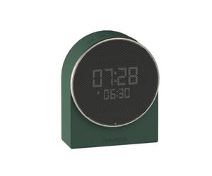 KREAFUNK Réveil Lumineux Bluetooth Ivy - Haut-Parleur sans Fil Étanche, Lumière Réveil Progressive, 6 Sons, LED Réglable, Batterie Longue Durée, USB-C (Nordic Green)