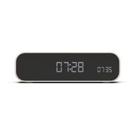 KREAFUNK Wakie Réveil Lumineux Bluetooth - Chargeur induction Qi, lumière de réveil progressive, enceinte 3W, design compact -Sable