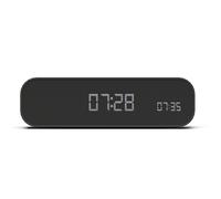 KREAFUNK Wakie Réveil Lumineux Bluetooth - Chargeur induction Qi, lumière de réveil progressive, enceinte 3W, design compact -Noir