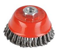Kreator - Brosse Métallique Rotative Soucoupe Ø 90 Mm Fils Torsadés En Acier Pour Meuleuse