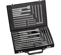 Kreator SDS Perceuse + burineur acier 17 pcs. avec coffret de rangement