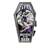 kreepsville 666 Miroir à Main Miroir de Maquillage Gothique à Paillettes Elvira Monster Coffin