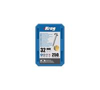 Kreg - 250 vis galvanisés - 7 x 32 mm - filetage fin - Maxi-Loc carré