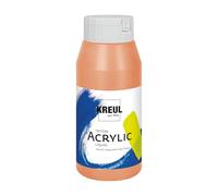 KREUL 17039 - Solo Goya Triton Peinture Acrylique Terracotta, Flacon de 750 ML, séchage Rapide et Mat, Peinture à Base d'eau, qualité Studio, Bon Pouvoir Couvrant et Bon rendement