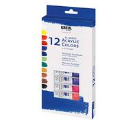 Peinture acrylique el Greco, 12 ml, set de 12