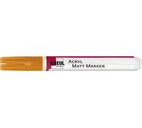 KREUL 46233 - Acryl Matt Marker Medium, avec pointe ogive env. 2-4 mm, orange, peinture acrylique permanente mate à base d'eau, pour des accents filigranes
