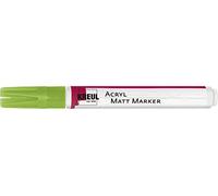 KREUL 46238 - Acryl Matt Marker Medium, avec pointe ogive env. 2-4 mm, vert, peinture acrylique permanente mate à base d'eau, pour des accents filigranes