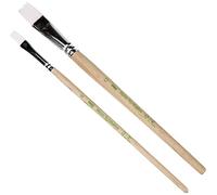 Kreul 723018 - Pinceaux pour la Technique de la Serviette, 2 pinceaux Plats synthétiques dans Les Tailles 6 et 12