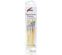 C. Kreul Set de pinceaux Hobby Line 723025 — 6 pinceaux plats en soie tailles 2-12 École + loisirs