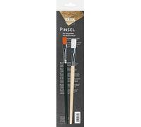 Kreul 723040-2 pinceaux pour la dorure à la Feuille, 1 x synthétique pour appliquer Le Lait d'application et Le Vernis de recouvrement, 1 x Nylon synthétique pour appliquer la Feuille de métal