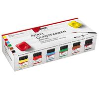 C. Kreul Peinture acrylique brillante Hobby Line 79600 – Set de base 6 x 20 ml