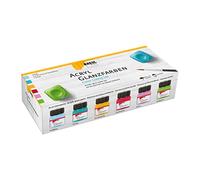 C. Kreul Coffret peinture acrylique brillante Color Living – 6 x 20 ml + pinceau