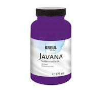 Kreul 8105-275 - Peinture à la soie Javana 275 ml - Couleur violette, hautement pigmentée et brillante à base d'eau, avec un caractère liquide fluide, pénètre profondément dans les fibres