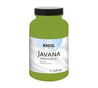 KREUL 8120-275 - Peinture à la soie Javana 275 ml, vert olive, hautement pigmentée et brillante à base d'eau, avec un caractère liquide fluide, pénètre profondément dans les fibres