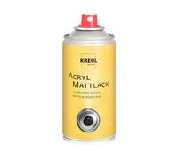 KREUL 821150 - Vernis acrylique mat, bombe aérosol de 150 ml, incolore, ne jaunit pas, vernis de protection universel à séchage mat pour carton, bois, verre, porcelaine, céramique, Colorless