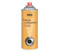 KREUL 823400 - Vernis brillant, bombe aérosol de 400 ml, vernis de finition très élastique, augmente la résistance aux influences extérieures, ne jaunit pas, sèche sans laisser de traces.