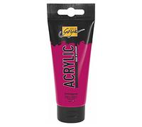 KREUL 84109 - Solo Goya Acrylic, tube de 100 ml en magenta, peinture acrylique crémeuse polyvalente de qualité étude, à base d'eau, séchage rapide et mat