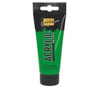 KREUL 84133 - Solo Goya Acrylic, tube de 100 ml en vert permanent, peinture acrylique crémeuse polyvalente de qualité étude, à base d'eau, séchage rapide et mat