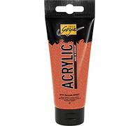 KREUL 84151 - Solo Goya Acrylic, Tube de 100 ML, Ambre, Peinture Acrylique crémeuse Polyvalente de qualité étude, à Base d'eau, séchage Rapide et Mat