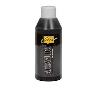 Kreul Peinture acrylique Solo Goya 84226 – Noir 250 ml, crémeuse, opaque, séchage rapide, mat