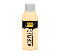 KREUL 84229 - Solo Goya Acrylic Beige, Flacon de 250 ML, Peinture Acrylique crémeuse Polyvalente de qualité étude, à Base d'eau, séchage Rapide et Mat