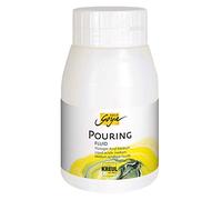 Kreul 87207 - Solo Goya Pouring Fluid, flacon de 500 ml, médium acrylique liquide pour les techniques de coulée et d'écoulement, à base d'eau, optimise l'écoulement des peintures acryliques