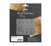 KREUL 99432-1 g de feuilles floquées en argent, env. 0,33 m², pour des effets métalliques très brillants, pour la finition du bois, du verre, du carton, de la porcelaine, etc.