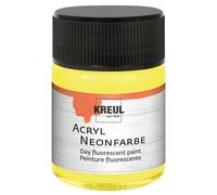 Kreul Flacon 50 Ml Peinture Acrylique Fluorescente Jaune