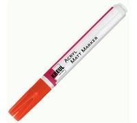 Kreul marqueur acrylique mat rouge - Pointe 2 à 4 mm