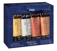C. Kreul – Peinture acrylique el Greco Acrylic Metallic – Set de 4