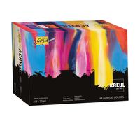 C. Kreul Peinture acrylique SOLO Goya Acrylic – Mat, séchage rapide – 48 tubes de 20 ml