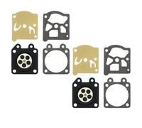 KRFWGUU Kit De Réparation De Membrane Et Joint De Carburateur 2 Pièces, Compatible Avec Walbro Wa Wt Gaz, Remplacé Par D10-Wta, Idéal Pour La Réparation De Scies À Moteur,Ccoupes (4×4Cm)