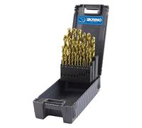 Krino 01170302 HSS-G TiN embouts rectifiés titane, Lot de 25 pièces, acier