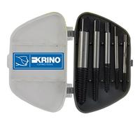 Krino 10067101 Extracteurs pour vis, set de 5 pièces, acier, 1-5 mm