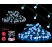 KRIST+ Bande LED 8m 80 LED blanc froid avec 8 fonctions