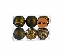 Krist+ Ensemble de Boules de Noël, Multicolore, Standard