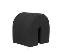Kristina Dam Studio Pouf Curved cuir black