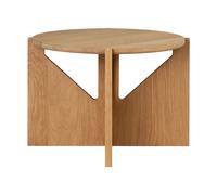 Kristina Dam Studio Table basse Simple Ø52 cm Chêne laqué chaud
